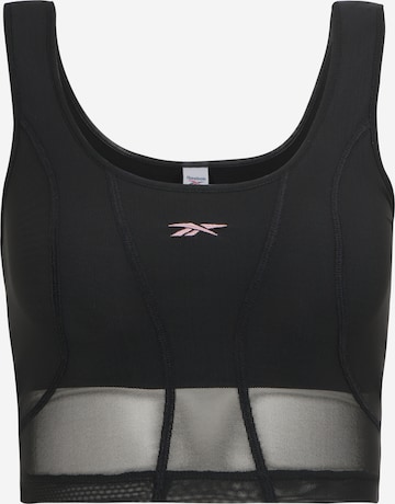 Top 'HERITAGE' de la Reebok pe negru: față