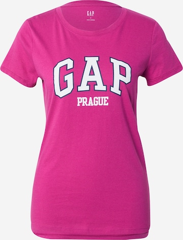 GAP Tričko 'PRAGUE' - Ružová: predná strana