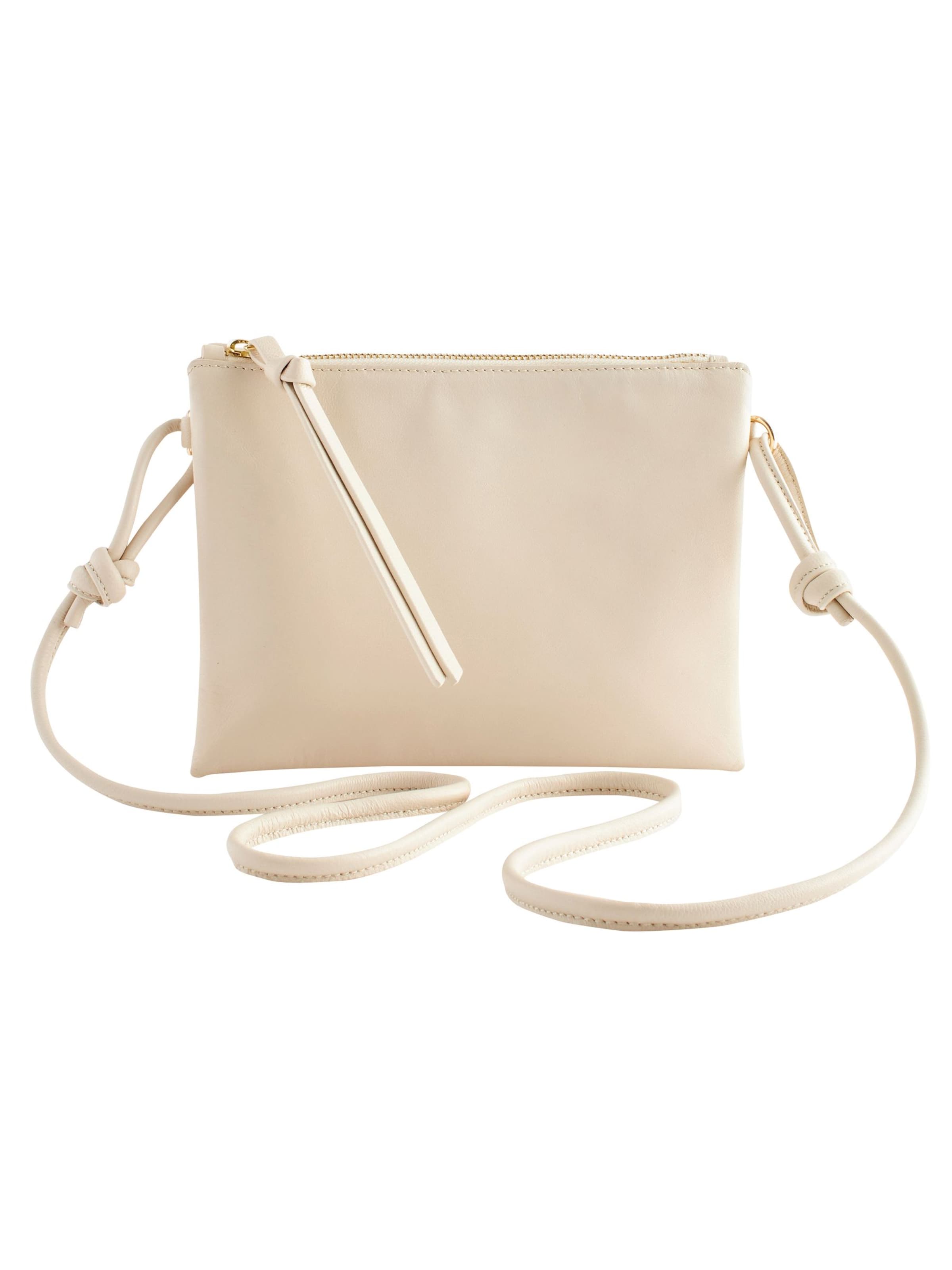 Sac à bandoulière Next en beige : devant