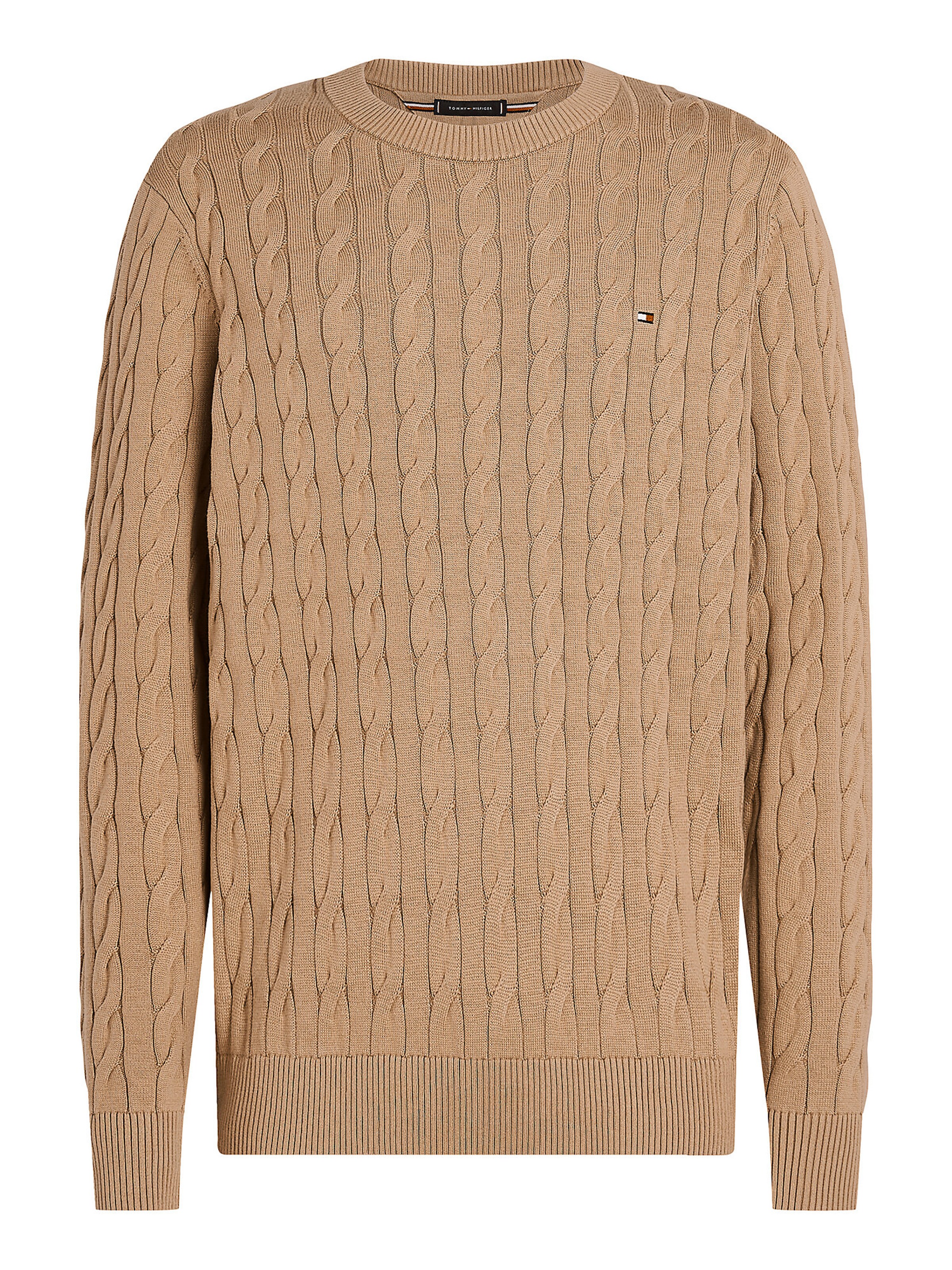 TOMMY HILFIGER Trui 'Classic' in Bruin: voorkant