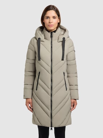 khujo Зимнее пальто 'Taby' в Серый: спереди