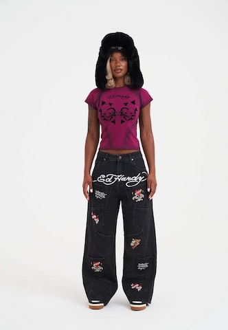 Ed Hardy Tričko – fialová