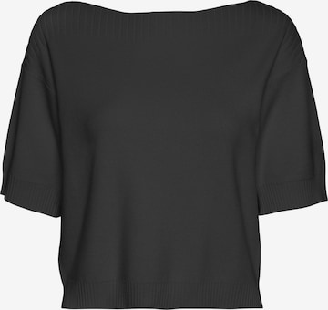 VERO MODA Sweater in Black: front