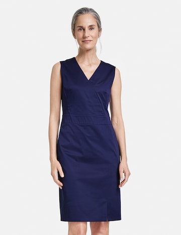 GERRY WEBER Kokerjurk in Blauw: voorkant