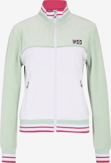 FILA Veste mi-saison 'ZABIZ' en vert clair / rose / blanc cassé, Vue avec produit