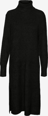 VERO MODA Knitted dress 'New Wind' in Black: front