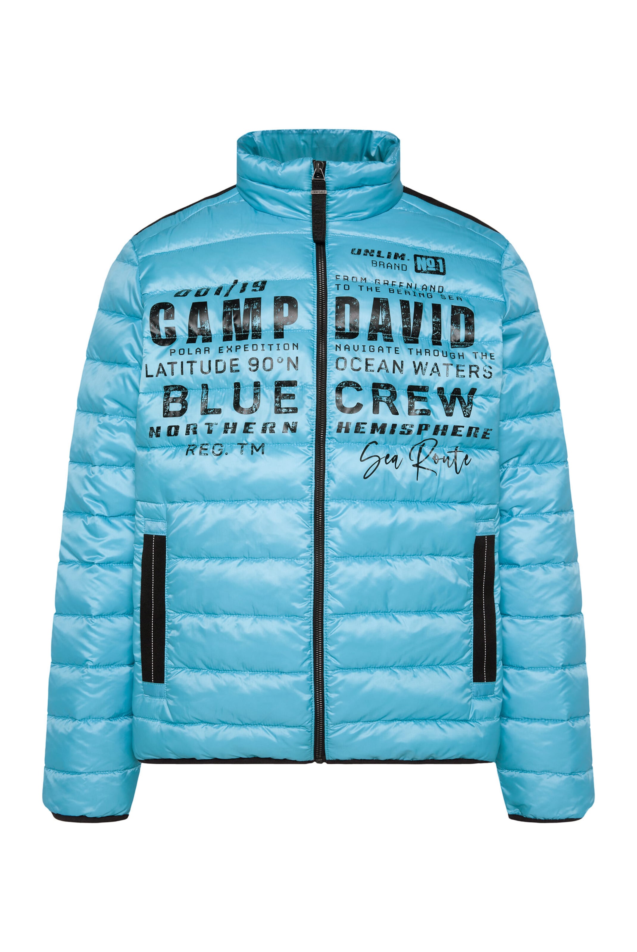 CAMP DAVID Winter Jacket in Blue: front