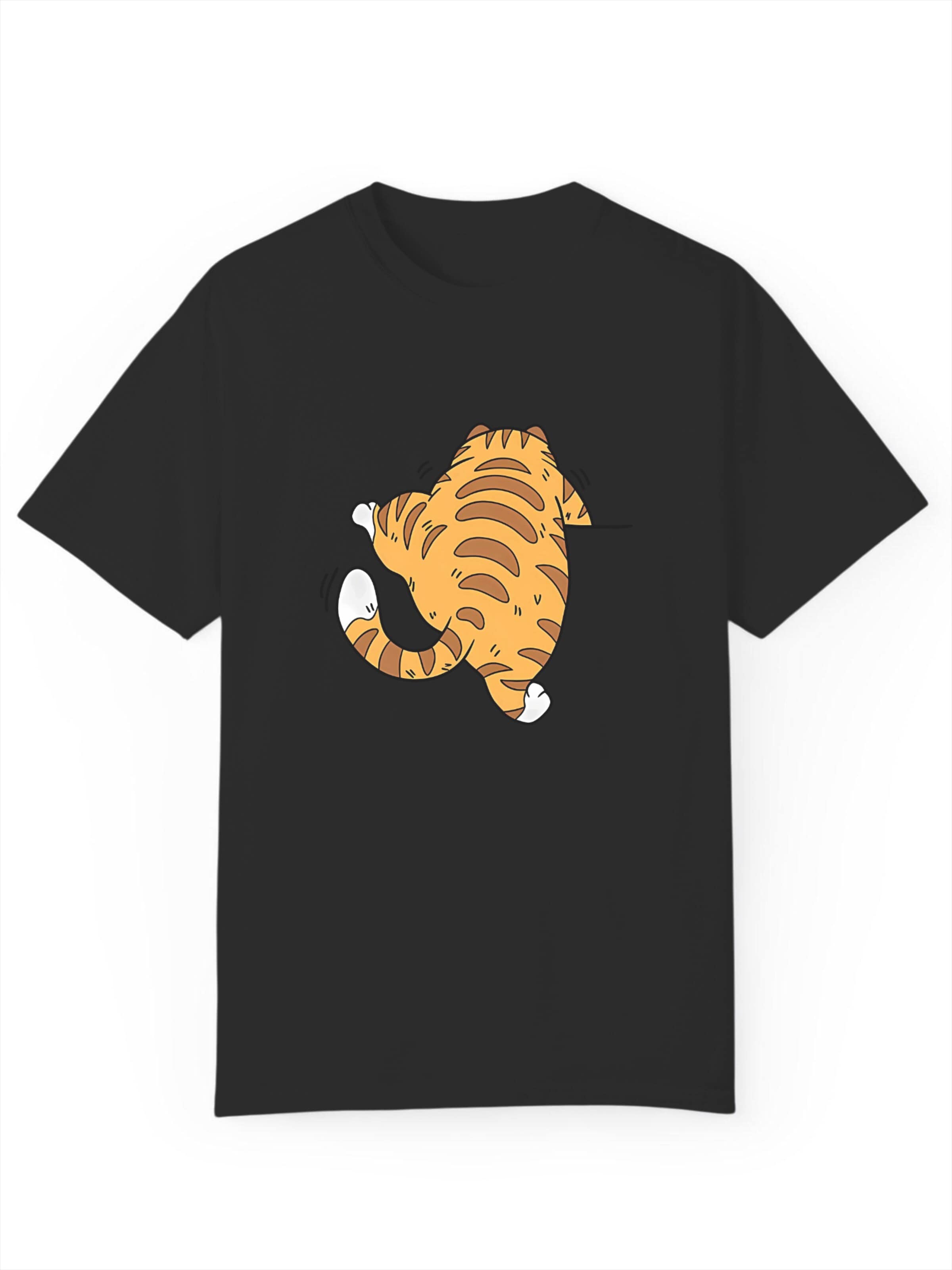 T-shirt oversize GORHEY en noir : devant