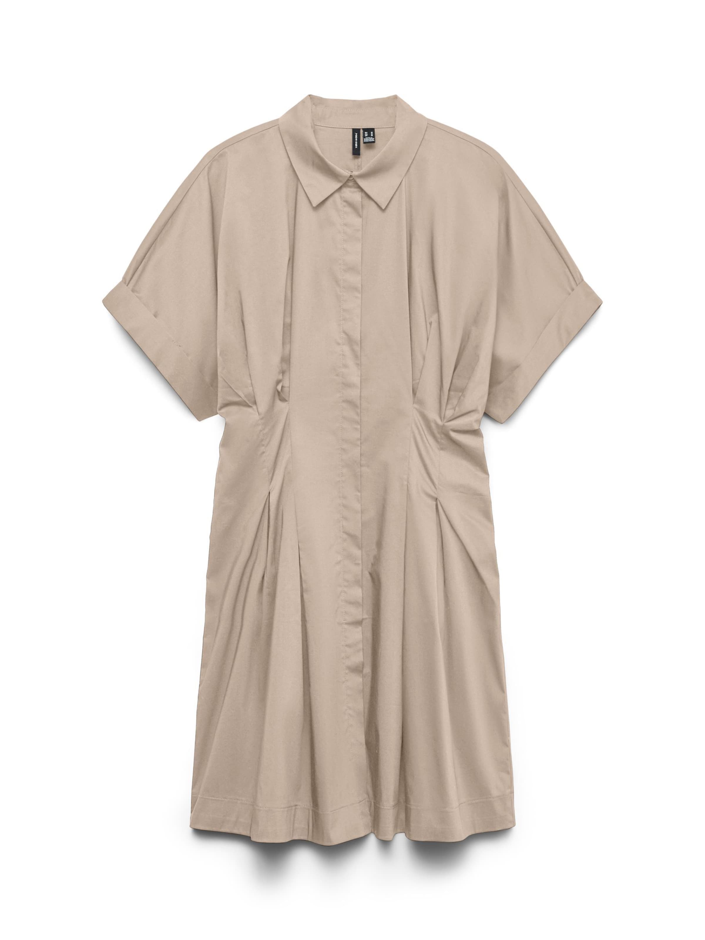 Robe-chemise 'VMFriba' VERO MODA en gris : devant