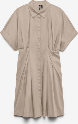 Robe-chemise 'VMFriba' VERO MODA en gris : devant