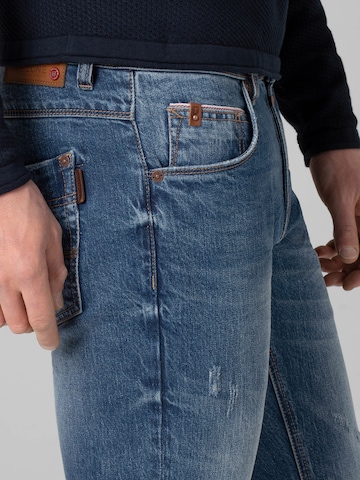 TIMEZONE Slimfit Jeans 'Scott' in Blauw