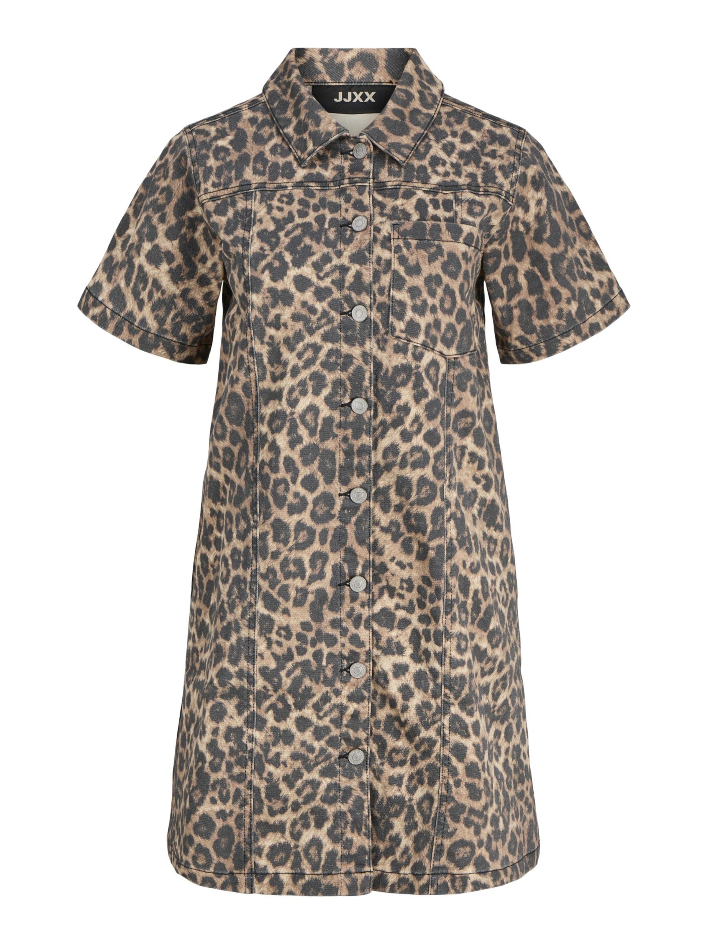 JJXX Рокля тип риза 'JXAMOR SARAH' в кафяво: отпред