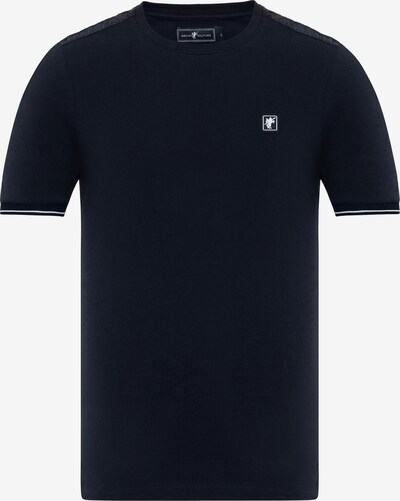 DENIM CULTURE Camiseta 'Ryan' en navy / offwhite, Vista del producto