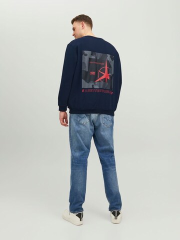 Jack & Jones Plus - Sweatshirt 'Filo' em azul