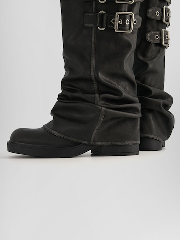 Bottes Bershka en noir