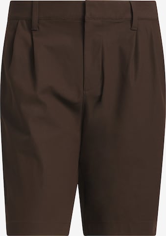 ADIDAS PERFORMANCE - regular Pantalón deportivo 'Originals Twistknit Pleated' en marrón: frente