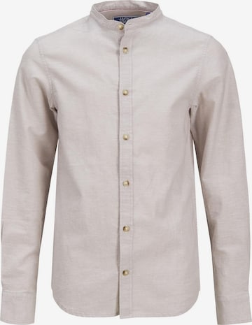Jack & Jones Junior Button Up Shirt in Beige: front