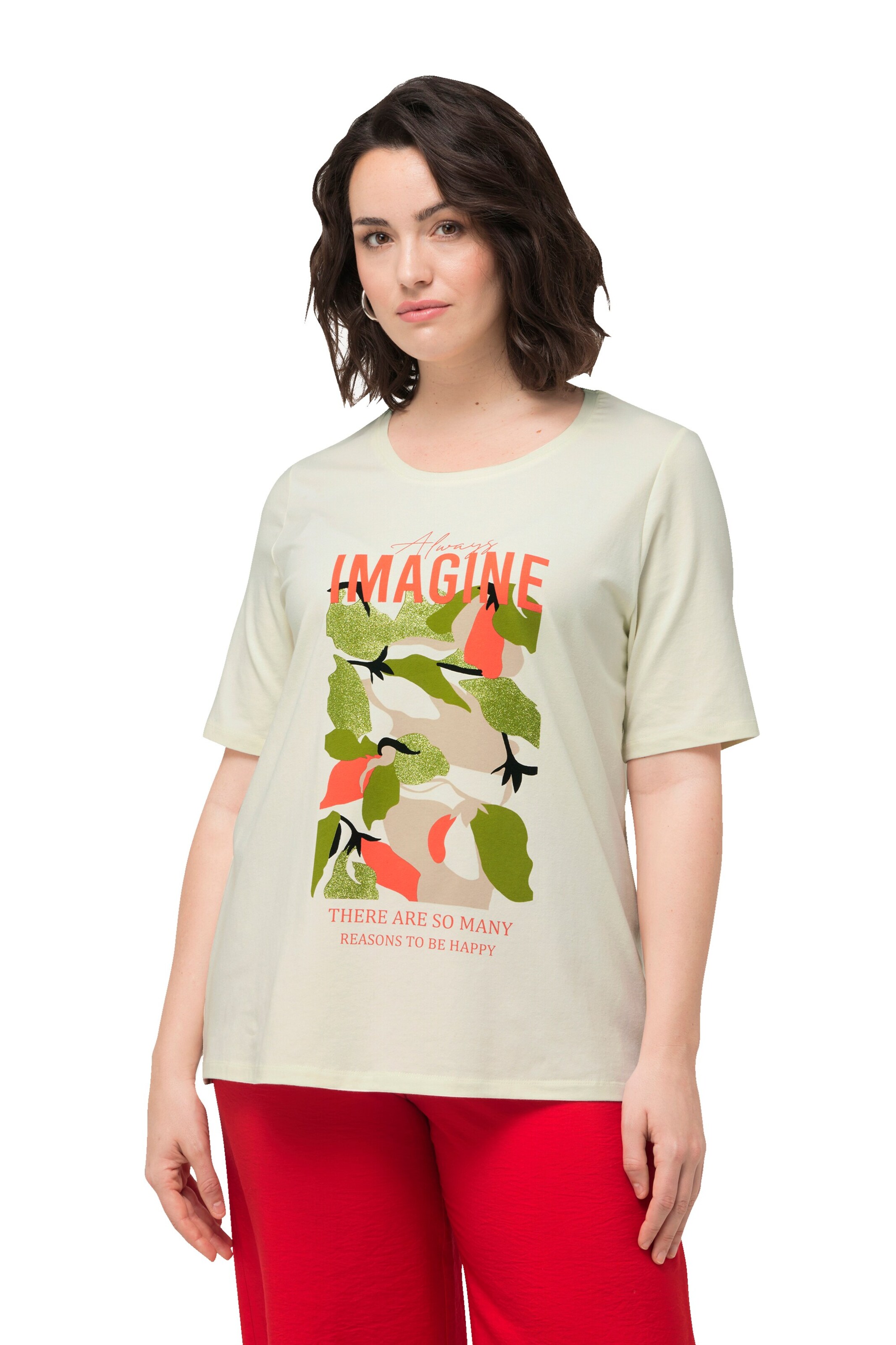 Ulla Popken Shirt in Beige: front