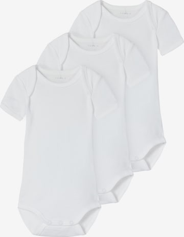 NAME IT Romper/Bodysuit in White: front
