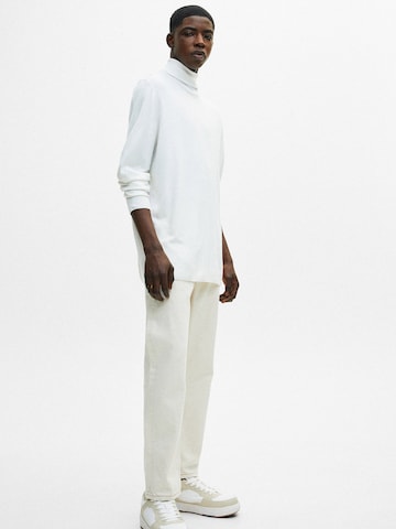 Pull-over Pull&Bear en blanc