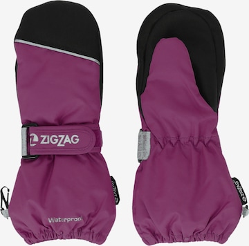 ZigZag Athletic Gloves 'Shildon' in Purple: front