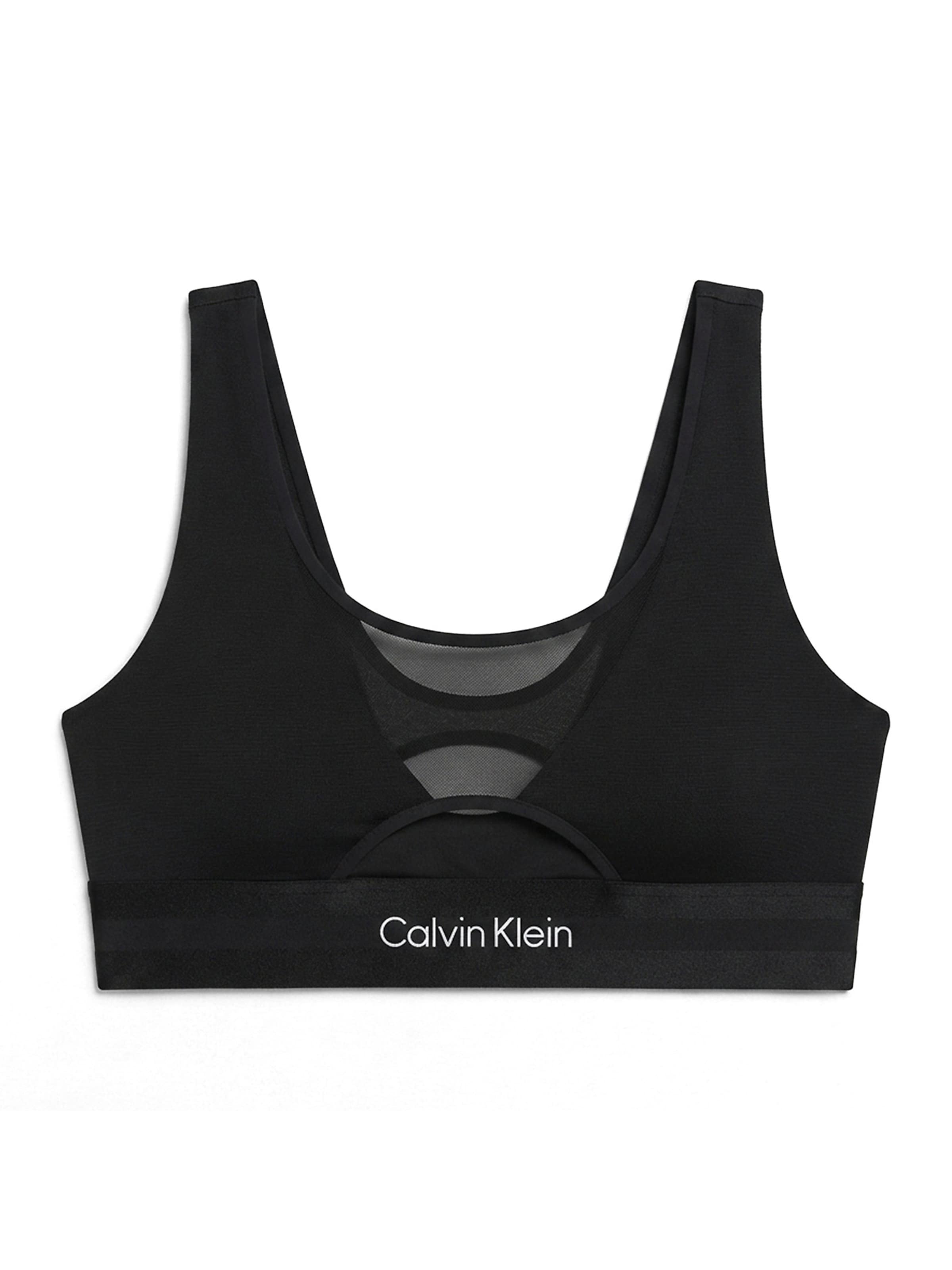 Calvin Klein Sport Sport-BH in Schwarz: Vorderseite