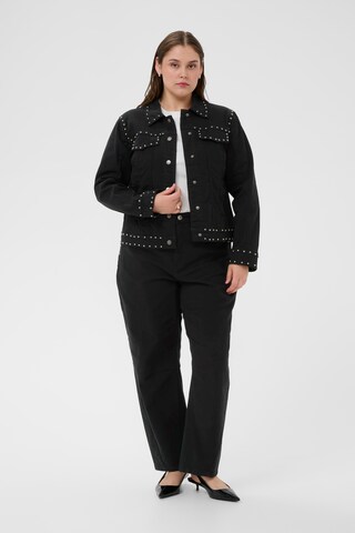 KAFFE CURVE Between-season jacket 'KCbrenn' in Black