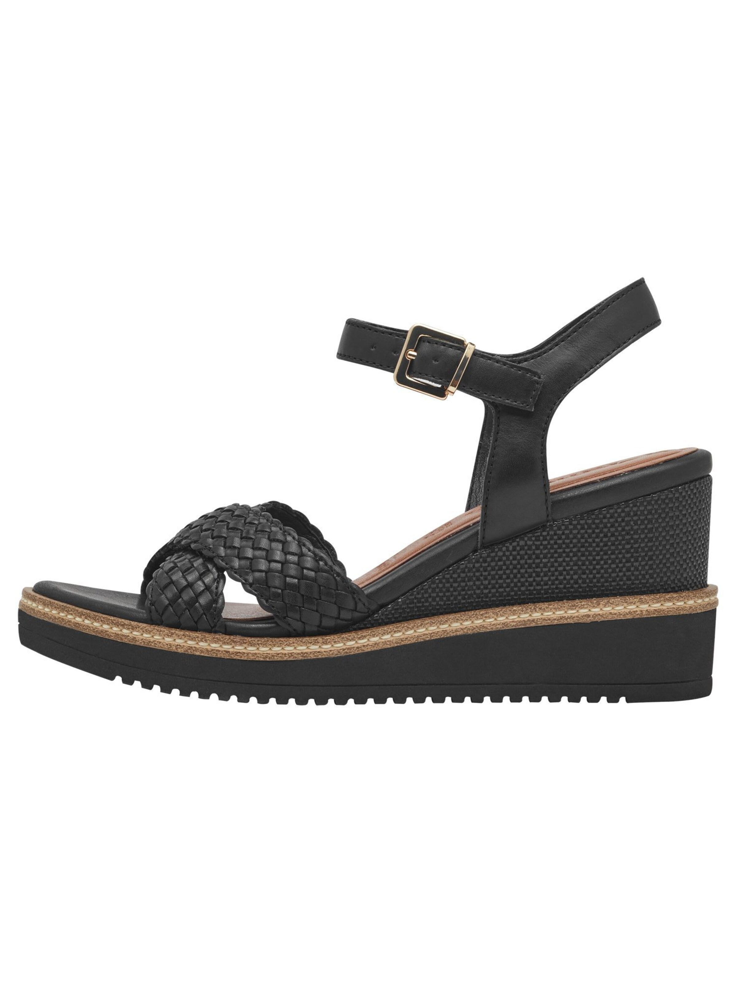 Tamaris Sandaal in Zwart