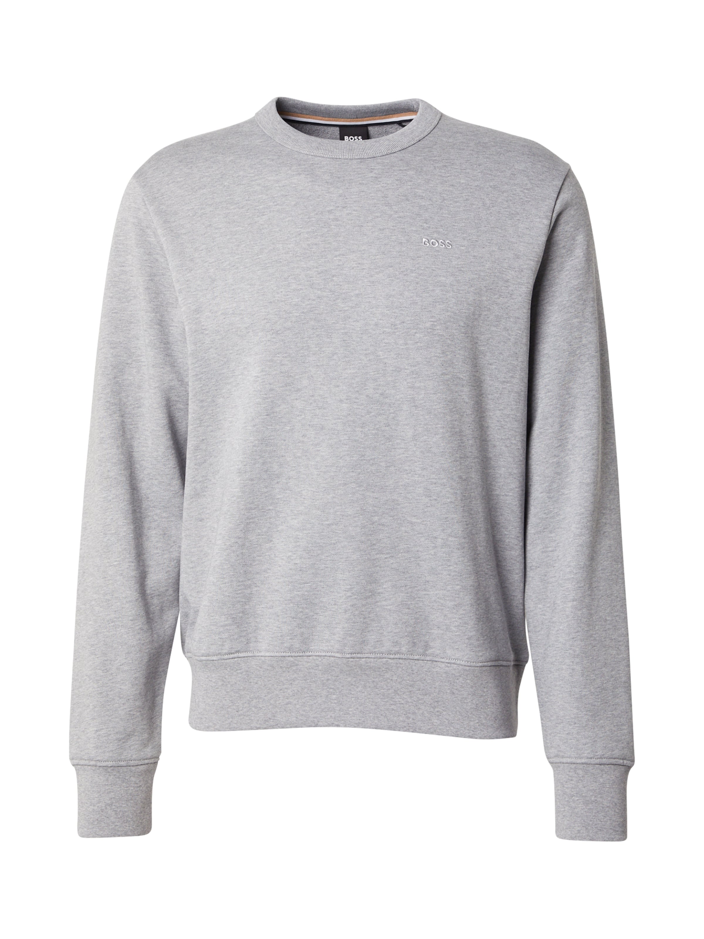 BOSS Sweatshirt 'Sharpe 15' in Grey: front