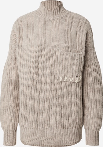 Pull-over 'Rosanna' 19V69 ITALIA en marron : devant
