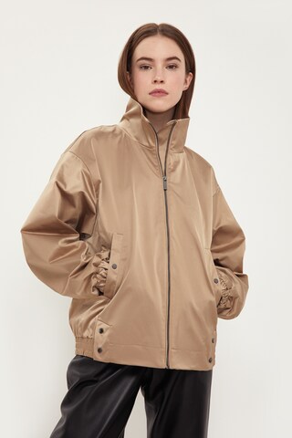 Finn Flare Between-season jacket in Beige: front