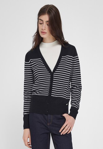 Cardigan Uta Raasch en noir : devant