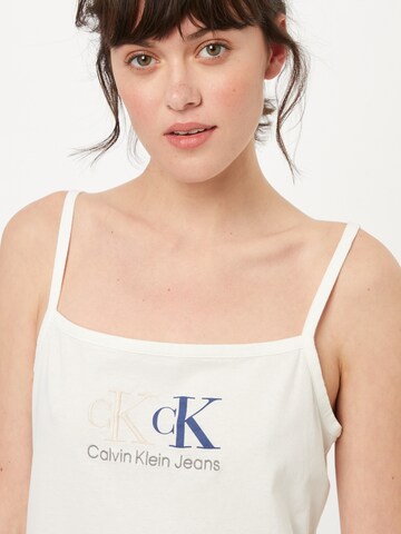 Calvin Klein Jeans Sommerkjole i hvid