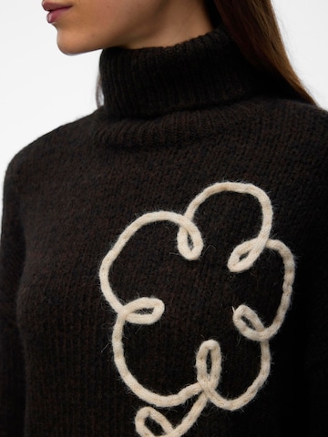 VERO MODA Sweater 'FATIMA' in Brown