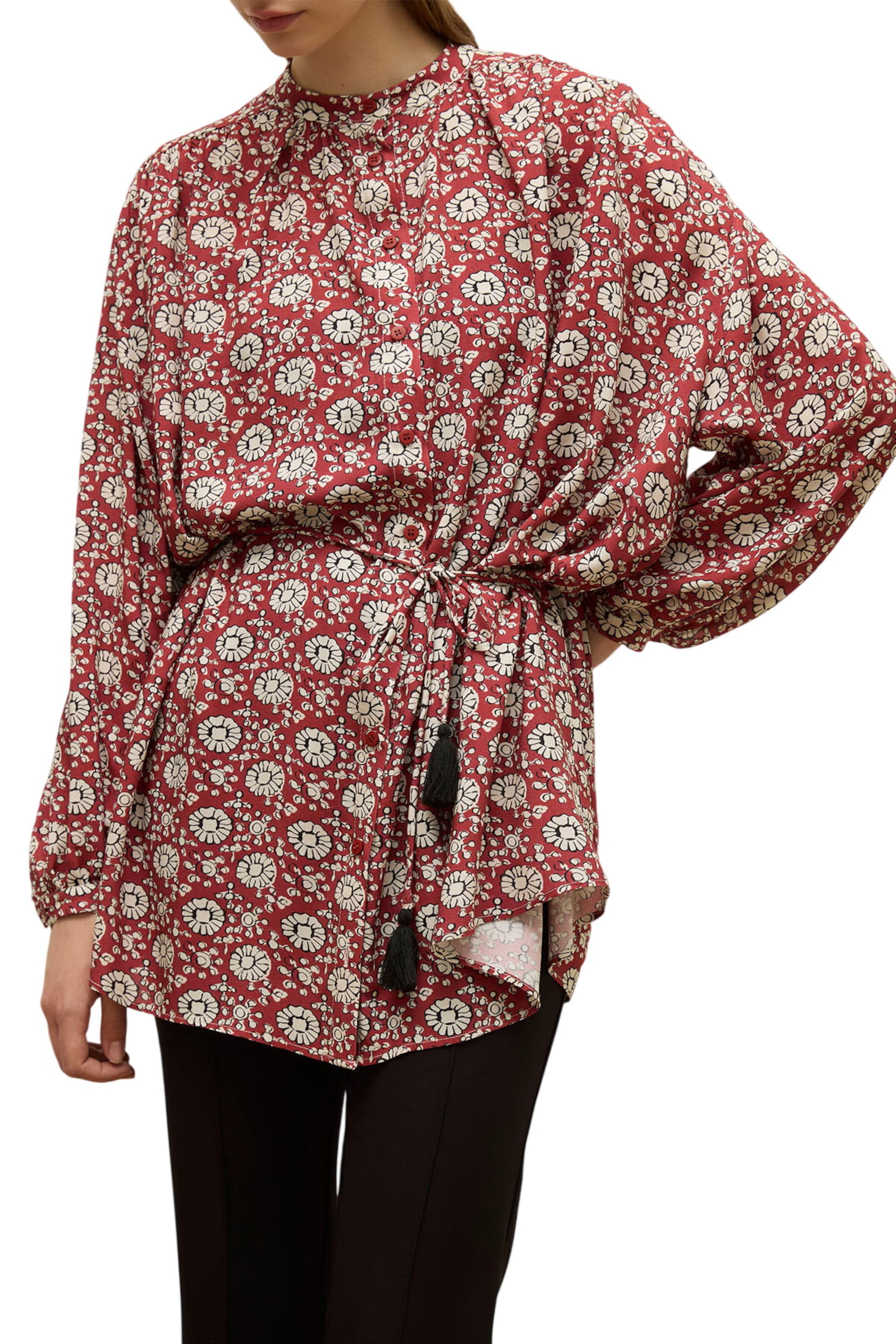 MANUKA Tunic in Red: front