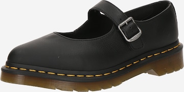 juoda Dr. Martens Balerinos su dirželiais 'Elphie': priekis