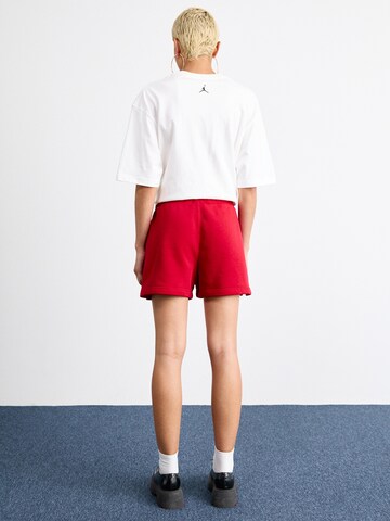 Regular Pantaloni 'Brooklyn' de la Jordan pe roșu