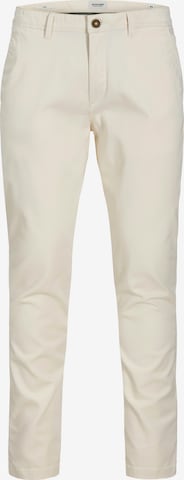 JACK & JONESSlimfit Chino hlače 'JJIMARCO JJBOWIE' - bijela boja: prednji dio