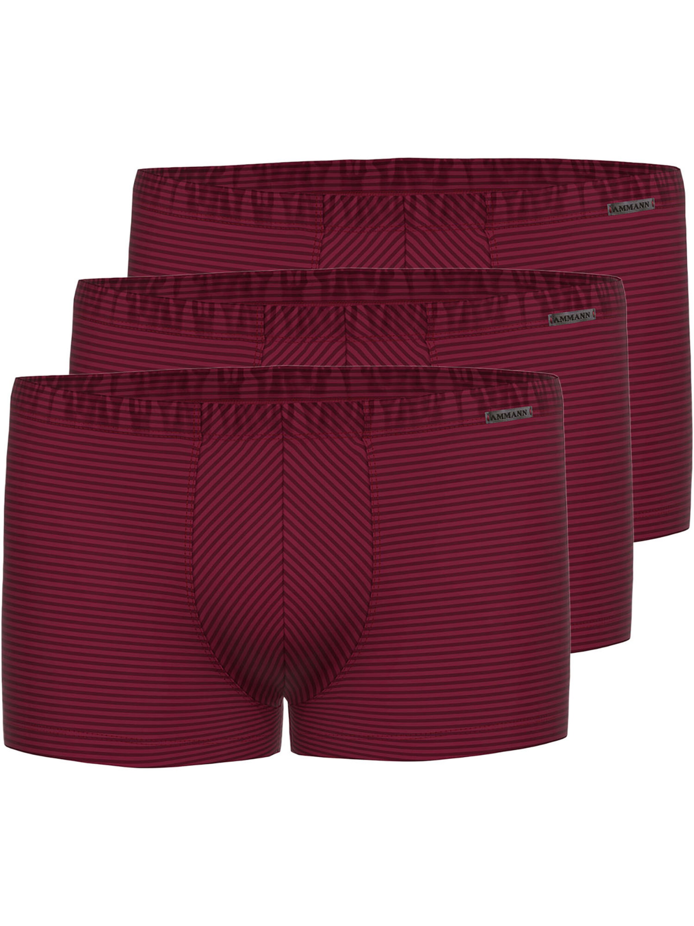 Ammann Boxer shorts 'Cotton & More' in Red: front