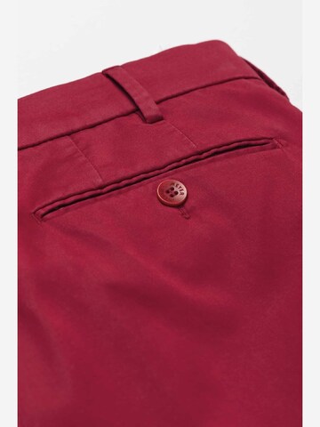 MEYER Regular Chino trousers 'Bonn' in Red