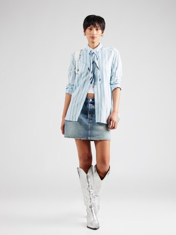 Maison 123 Bluse 'THOMAS' in Blau