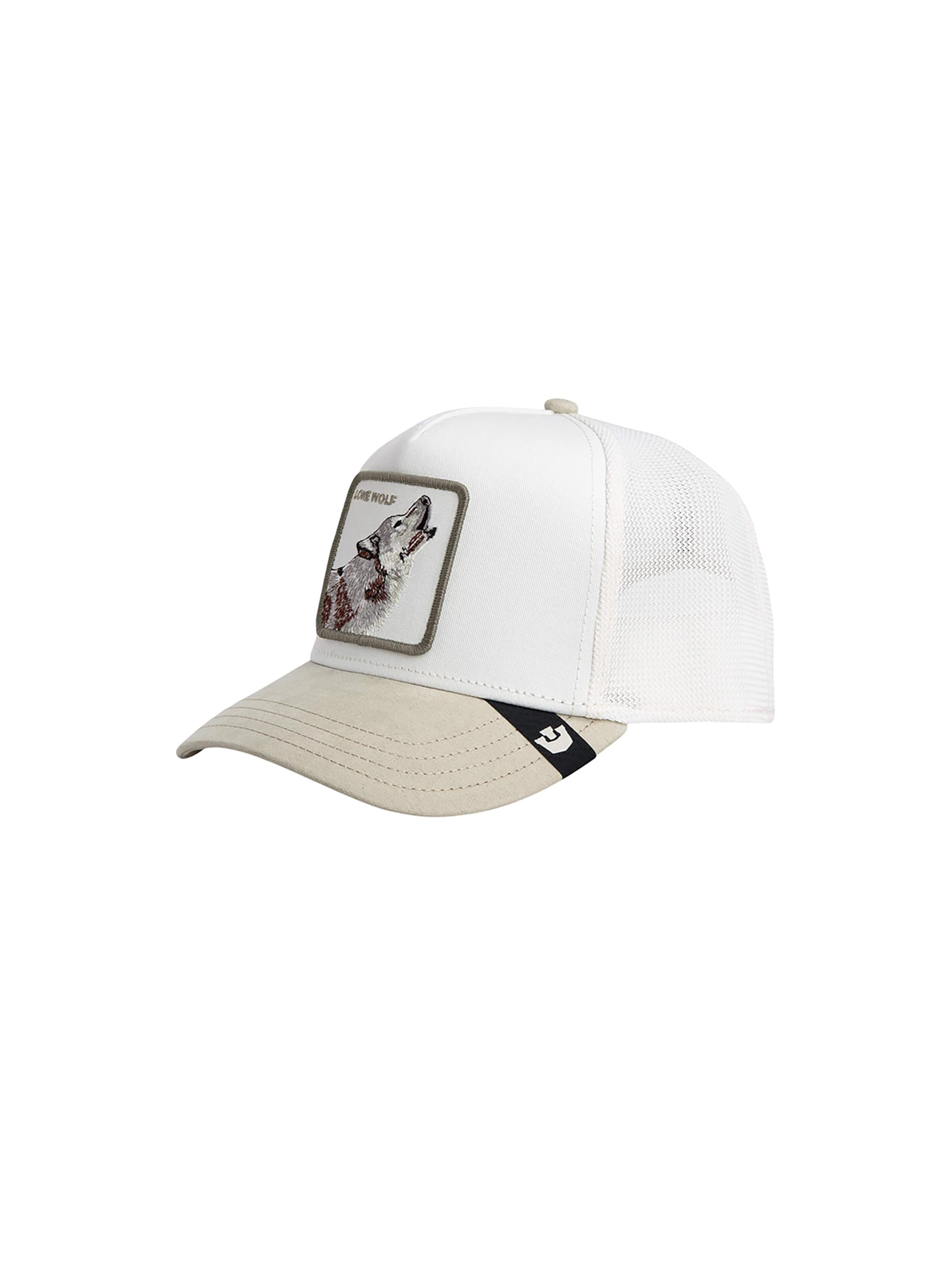 GOORIN Bros. Cap 'Suede Wolf'‌‌‌‌ in Weiß: Vorderseite