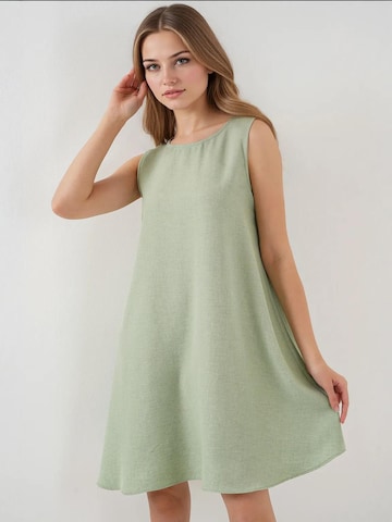 Bigdart - Vestido em verde: frente