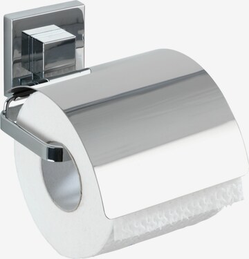 Wenko WC-Garnitur & Toilettenpapierhalter 'Quadro' in Weiß