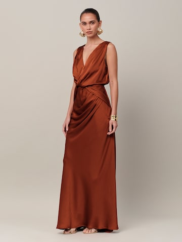 Sável Kleid 'FREDA' in Braun