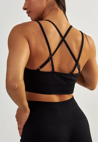 BeShaped Bralette Sports bra 'Opschieten' in Black
