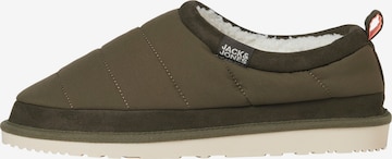 JACK & JONES Házicipő - zöld: elől