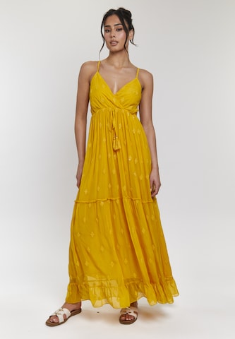 Robe South Beach en jaune : devant