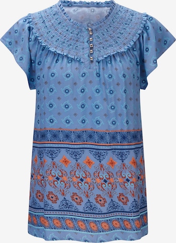 Linea Tesini by heine Blouse in Blauw: voorkant