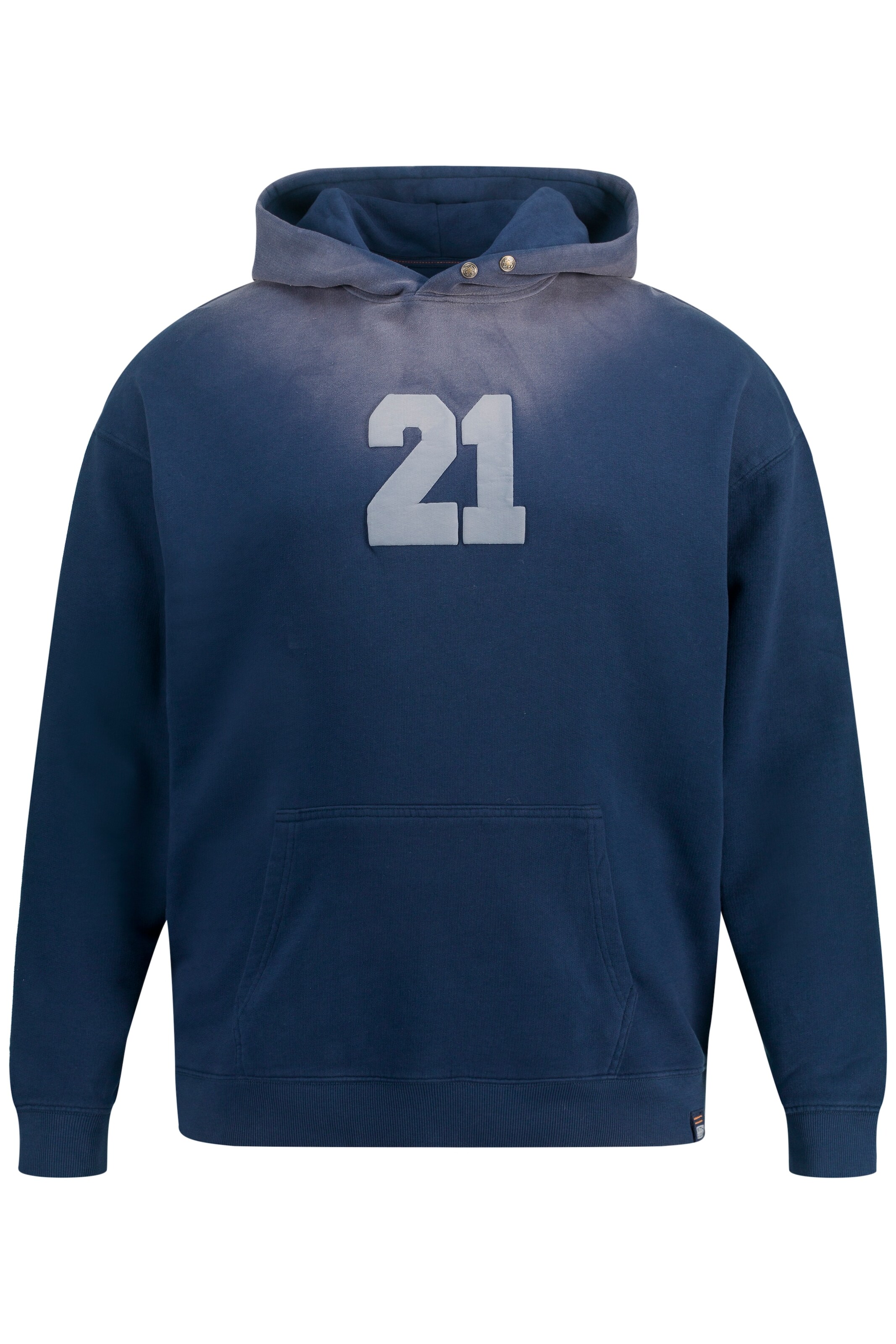 STHUGE Sweatvest in Blauw: voorkant